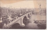 Bnk cp Londra - Podul Londrei - circulata catre Romania Bucuresti 1925 - Taxa de plata 6 lei, Regatul Unit, Printata