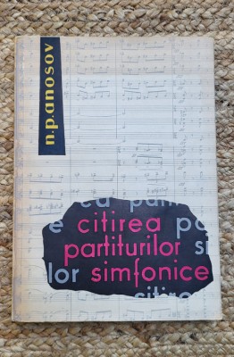 N. P. ANOSOV - CITIREA PARTITURILOR SIMFONICE (1963) foto