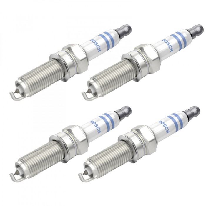 Set 4 bujii scanteie Bosch pentru Mercedes-Benz C-Class, CLK, CLS, E-Class, GLK-Class, M-Class, R-Class, S-Class, SL, SLK, Sprinter, Vito