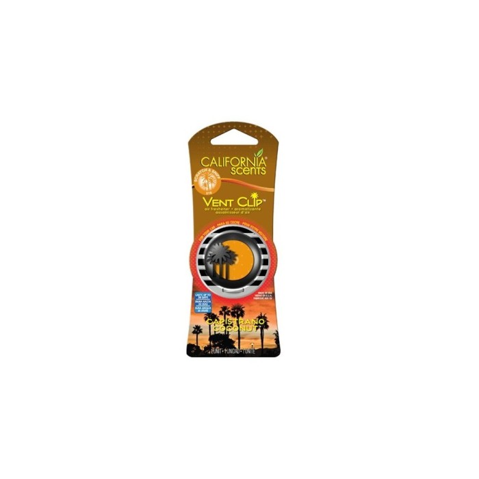 Odorizant auto fixare la grila de ventilatie Vent Clip Capistrano Coconut Kft Auto Odorizant auto fixare la grila de ventilatie Vent Clip Capistrano Coconut Kft Auto