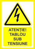 Placuta tablou sub tensiune