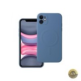 Husa MagSafe pentru Apple iPhone 11 OEM Silicone Mag Albastra