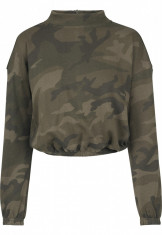 Ladies Camo Turtleneck Crew foto