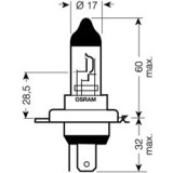Bec 12V H4 60/55 W Original Osram 64948 64193