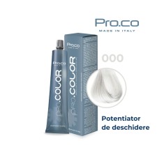 Vopsea de par profesionala PRO.COLOR 100 ml - Pro.Co - P000 - POTENTIATOR DE DESCHIDERE