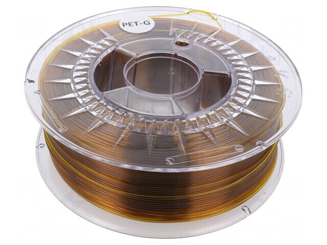 Filament PET-G 1,75mm Ambră Transparent 1kg