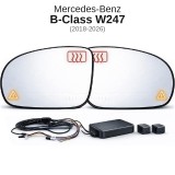 Senzor unghi mort Mercedes B-Class W247 2018-2026 cu oglinda dedicata