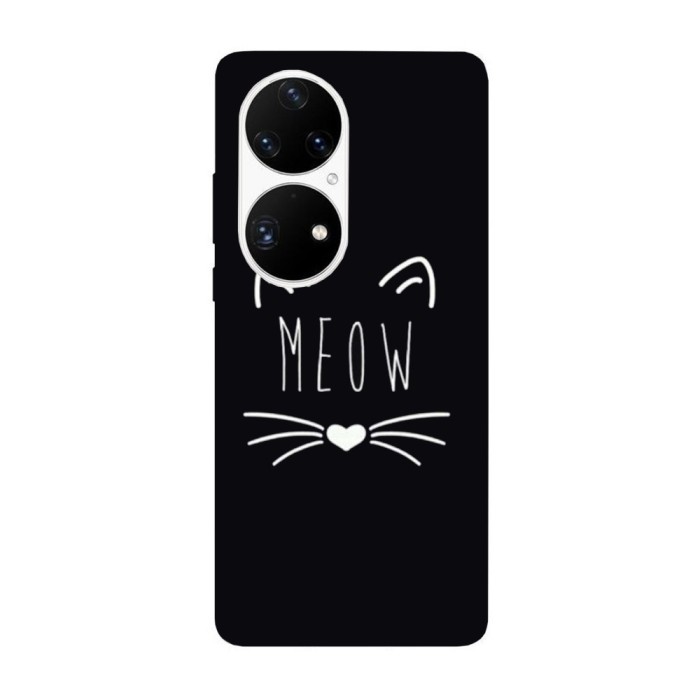 Husa compatibila cu Huawei P40 model Meow, Silicon, TPU, Viceversa