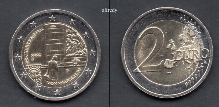 GERMANIA 2 euro 2020 A, Varsonia