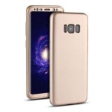 Cumpara ieftin Husa FullBody Silicon MyStyle Gold pentru Samsung Galaxy S8 Plus acoperire completa 360 grade cu folie de protectie gratis