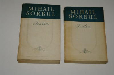 Mihail Sorbul - Teatru - 2 vol. foto