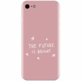 Husa silicon pentru Apple Iphone 6 Plus, The Future Is Bright