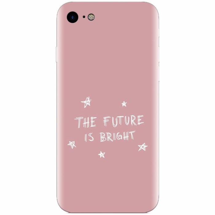 Husa silicon pentru Apple Iphone 5c, The Future Is Bright