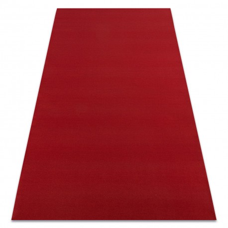 Covor anti-alunecare RUMBA 1974 o singură culoare vin roșu, roșu, 70x150 cm
