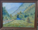 Karl Nicolaus (Nik) Voik - sat din Transilvania cu casa albastra