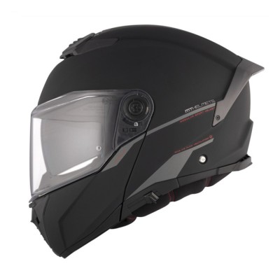 Casca modulabila MT Atom 2 SV A1 negru mat (ochelari soare integrati) foto