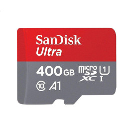 Card Sandisk Ultra microSDXC 400GB 100Mbs Clasa 10 UHS-I cu adaptor SD foto