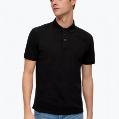 Tricou polo barbati Regular fit negru XL, Negru, XL INTL, XL (Z200: SIZE (3XSL -->5XL))