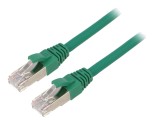 Patch cord S/FTP Cat 6a RJ45, 0,25m, dublu ecranat, fără halogen