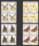 Gibraltar 1997 - Fluturi (in bloc de 4), MNH