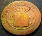 Moneda 1 CENT - INDIILE OLANDEZE (Africa), anul 1858 *cod 2400 A