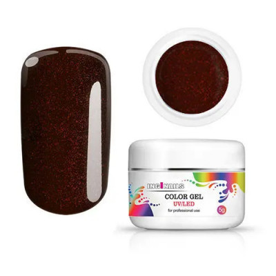 Inginails gel colorat UV/LED - Barn Red, 5g foto