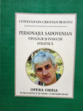 Constantin Cristian Belotu - Personajul Sadovenian - Tipologie si evolutie stilistica