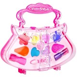 Set infrumusetare Shopiens&reg; pentru fetite cu fard de ochi, lipgloss, ruj de buze si gentuta