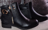 Ghete Ugg elegante dama negre piele ecologica/intoarsa masura 41 noi