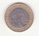 Austria 1 euro 2008 - Wolfgang Amadeus Mozart - a doua hartă., Europa