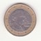 Austria 1 euro 2008 - Wolfgang Amadeus Mozart - a doua hartă.