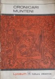 Cronicari Munteni - Virgiliu Ene, Albatros 1973, Lyceum, Biografii, Carte Beletristica, Romana, 234 Pagini