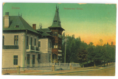 549 - SINAIA, Prahova, Romania - old postcard - unused foto