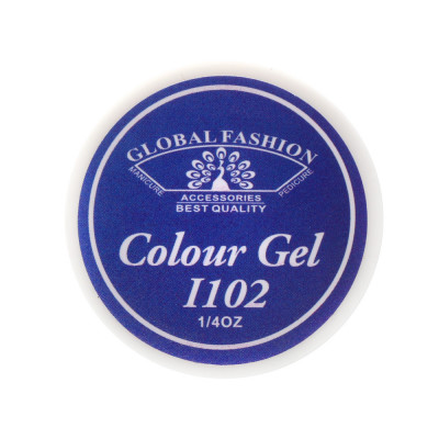 Gel color unghii, vopsea de arta, Royal Blue, I102, 5gr foto