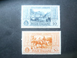 Serie mica Italia 1932 - 50 Ani Garibaldi , 2 valori sarniera, Nestampilat