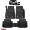 Hyundai Galloper Covorase Auto TeamCar&reg;- Cauciuc Tip Tavita/ Black, Oem
