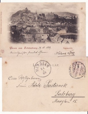 Salutari din Sighisoara-vedere-clasica foto