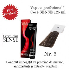 Cece Sense vopsea permanenta 125 ml FARA PARABENI nr.6. foto