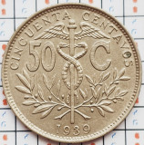 1265 Bolivia 50 centavos 1939 km 182