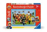 Puzzle 2X12 piese - Pompierul Sam si prietenii | Ravensburger