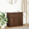 vidaXL Bufetă cu sertar Stejar maro 71x35x65 cm Lemn prelucrat 861604