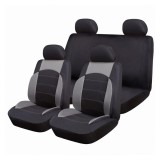 Cumpara ieftin Set Huse Scaune Auto pentru Volkswagen Golf - RoGroup Sport Line Gri, cu fermoare pentru bancheta rabatabila, 9 bucati