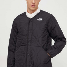 The North Face geaca barbati, culoarea negru, de tranzitie