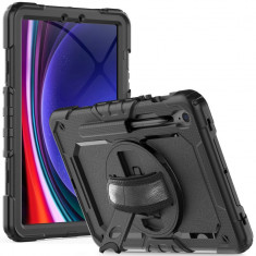Husa Tech-Protect Solid360 pentru Samsung Galaxy Tab S9 FE 10.9 X510/X516B Negru