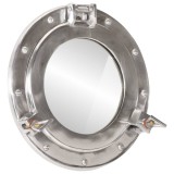 VidaXL Oglindă hublou de perete &Oslash;30 cm&nbsp;aluminiu și sticlă