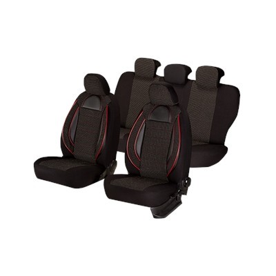 SET HUSE SCAUN RACING NEGRU 44487 foto