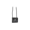 Condensator Pornire Motor cu Fire elSales ELS-CBB61-F200, 2 uf, Tensiune 450 V, Dimensiuni Reduse, Negru