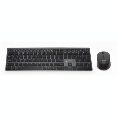 Kit tastatura si mouse wireless slim GEMBIRD KBS-ECLIPSE-M500 foto