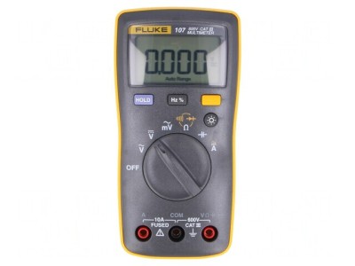 Multimetru digital LCD FLUKE 107 6000 VDC 6V-600V IDC 4A-10A foto