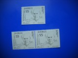 HOPCT TIMBRE SUEDIA MNH 1178 SCRIITORUL BERGMAN-VARIANTE-3 VAL 1969-NESTAMPILAT